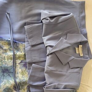 Lavender/PeriwinkleThree-Piece Dress Set